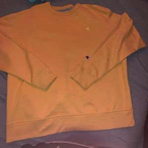 Yellow Champion Crew neck